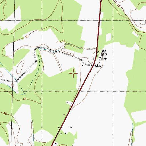 Topographic Map of Township 4-Deep Creek, NC