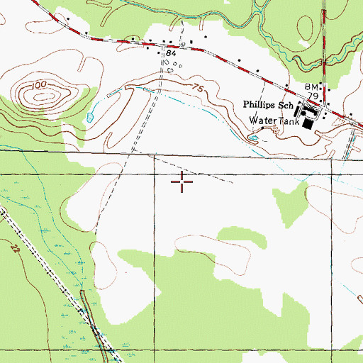 Topographic Map of Township 7-Swift Creek, NC