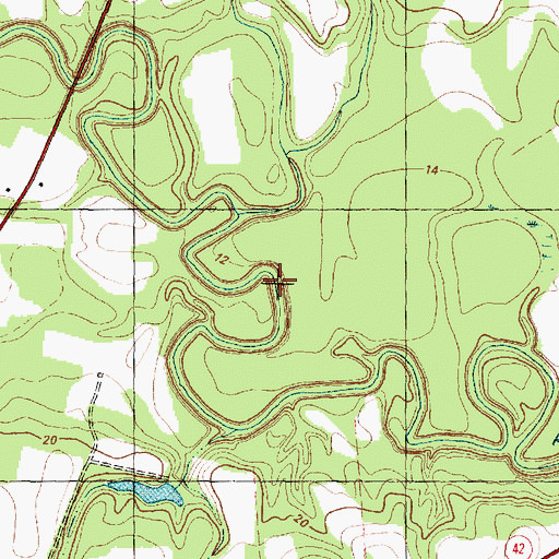 Topographic Map of Township 8-Sparta, NC