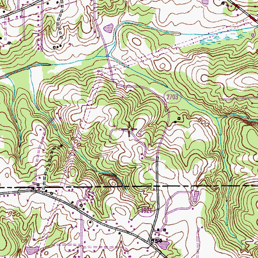 Topographic Map of Township of Broadbay, NC