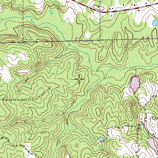 Topographic Map of Township of Harris, NC