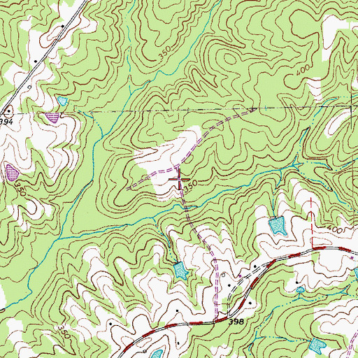 Topographic Map of Township of Brassfield, NC