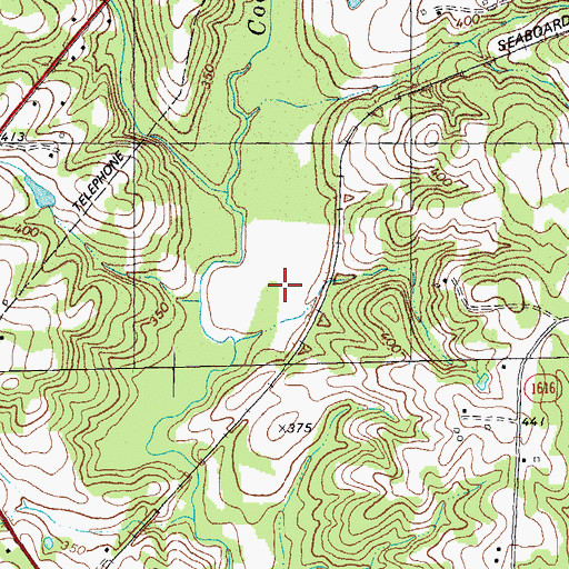 Topographic Map of Township of Fishing Creek, NC
