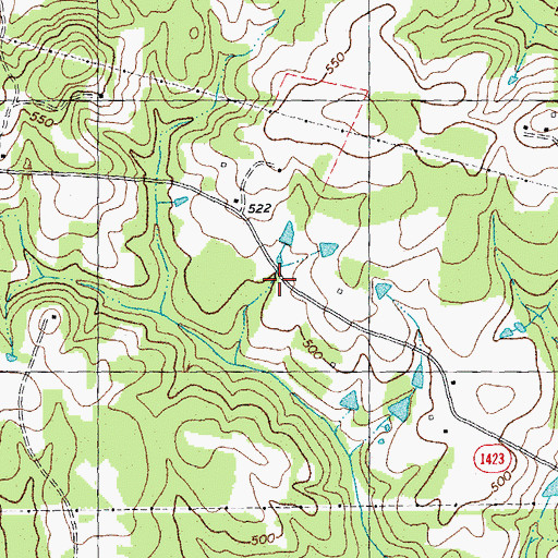 Topographic Map of Township of Oxford, NC