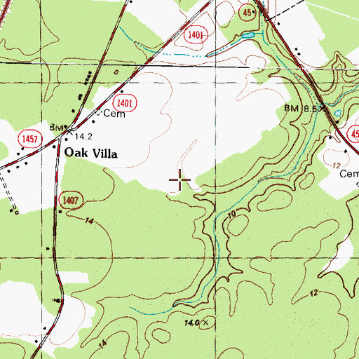Topographic Map of Township of Winton, NC