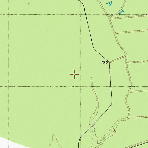 Topographic Map of Township 7-Beaver Creek, NC
