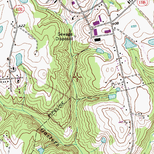 Topographic Map of Township 2-Jonesboro, NC