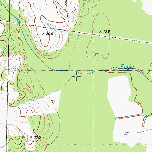 Topographic Map of Township of Contentnea Neck, NC
