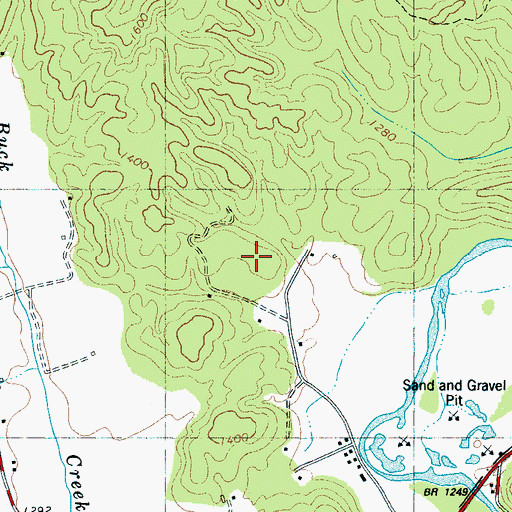 Topographic Map of Township of Marion, NC