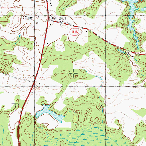 Topographic Map of Township of Hamilton, NC