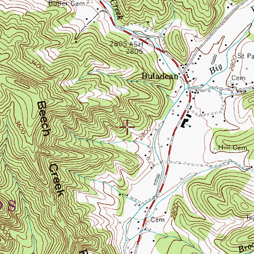 Topographic Map of Township of Harrell, NC