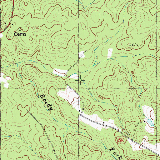 Topographic Map of Township of Biscoe, NC