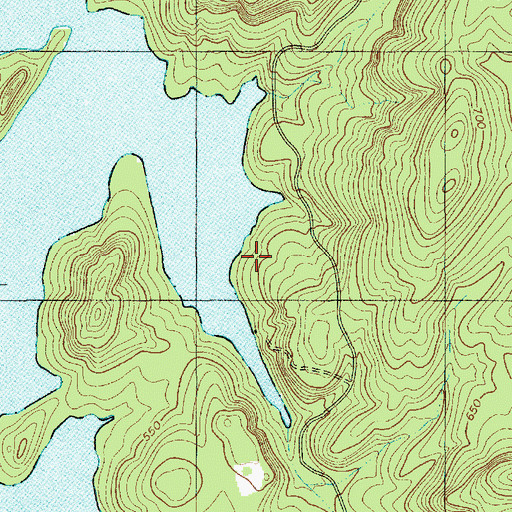 Topographic Map of Township of Eldorado, NC
