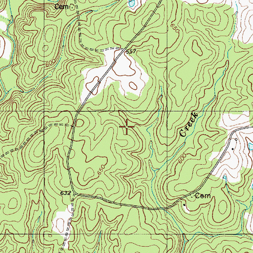 Topographic Map of Township of Little River, NC