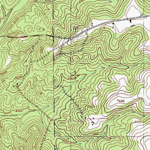 Topographic Map of Township of Rocky Springs, NC