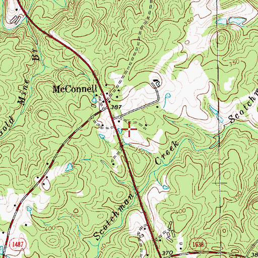 Topographic Map of Township 4-Ritter, NC