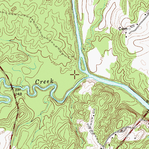 Topographic Map of Township 5-Deep River, NC