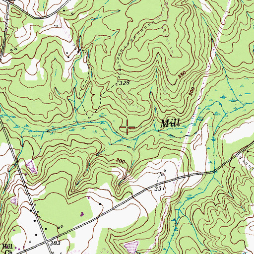 Topographic Map of Township 7-McNeill, NC