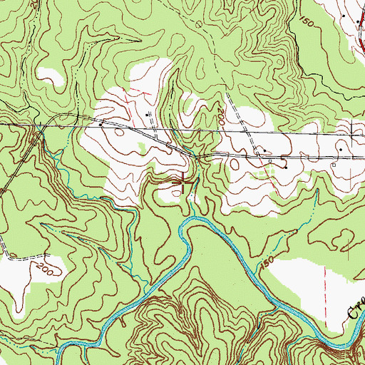 Topographic Map of Township of Griffins, NC