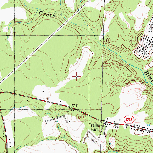 Topographic Map of Township of Jacksonville, NC