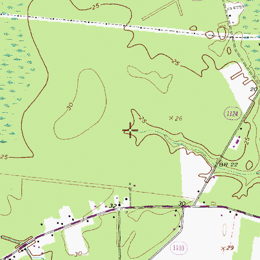 Topographic Map of Township 1, NC