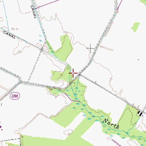Topographic Map of Township 3, NC