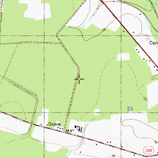 Topographic Map of Township of Carolina, NC
