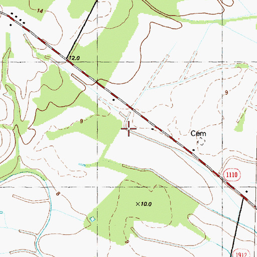 Topographic Map of Township of Grifton, NC