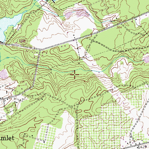 Topographic Map of Township of Marks Creek, NC