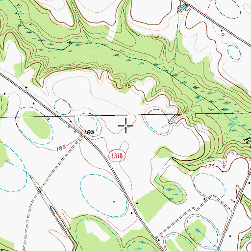 Topographic Map of Township of Philadelphus, NC