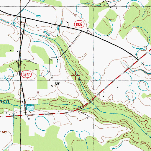 Topographic Map of Township of West Howellsville, NC