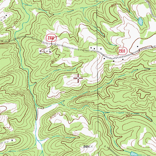 Topographic Map of Township of New Bethel, NC