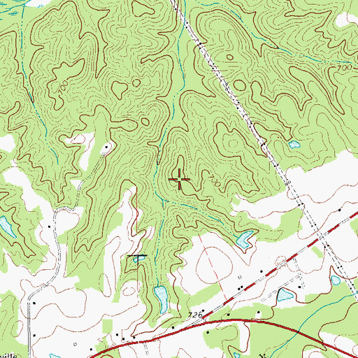 Topographic Map of Township of Williamsburg, NC