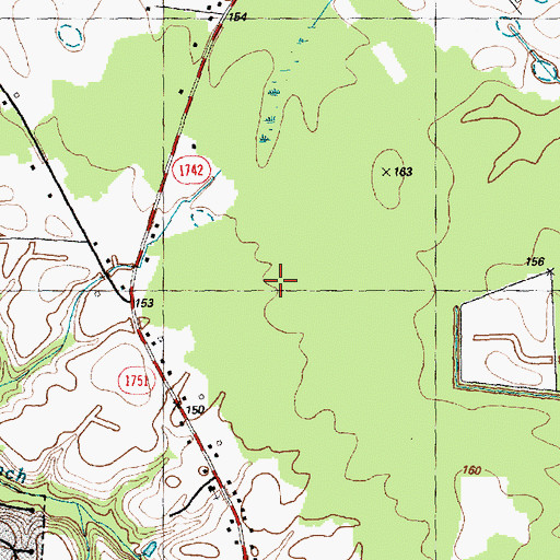 Topographic Map of Township of North Clinton, NC