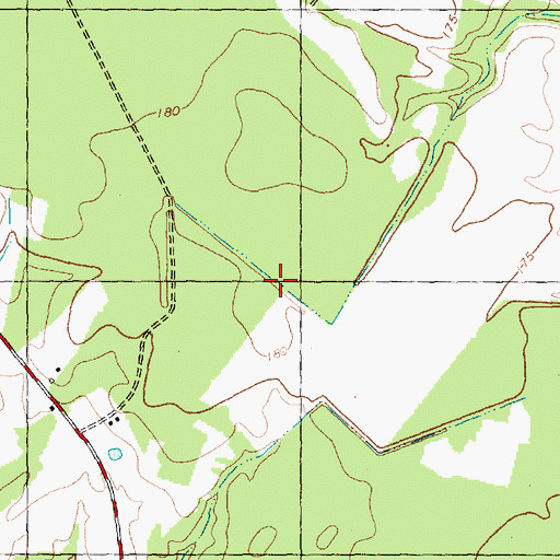 Topographic Map of Township of Piney Grove, NC