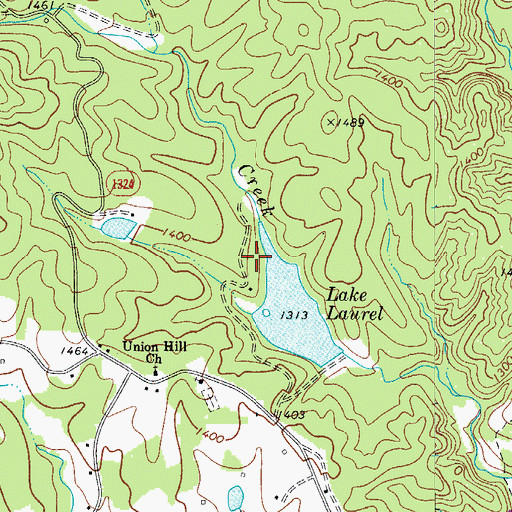 Topographic Map of Township of Bryan, NC