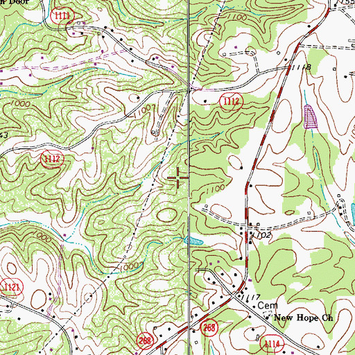 Topographic Map of Township of Marsh, NC