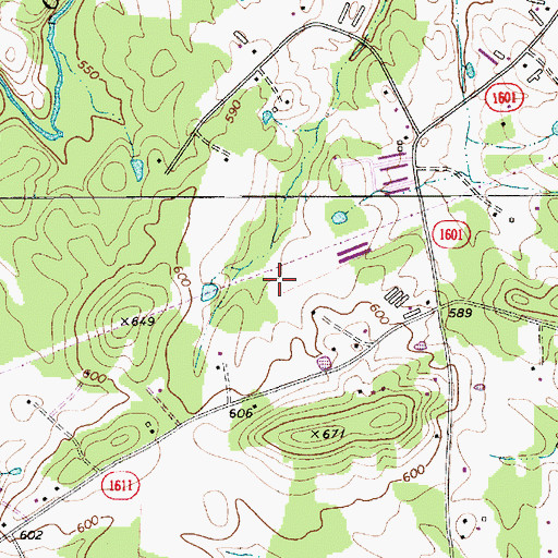 Topographic Map of Township of Goose Creek, NC