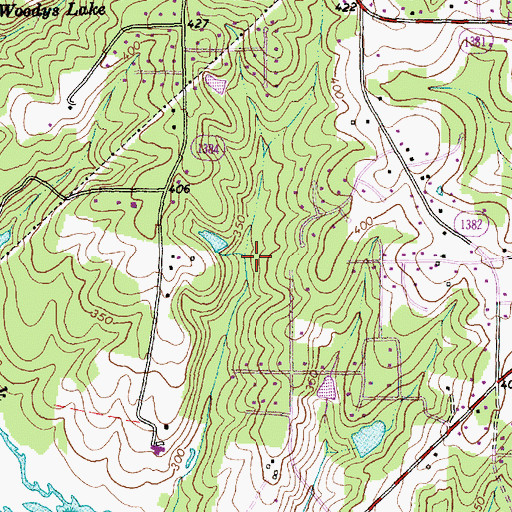 Topographic Map of Township of Swift Creek, NC