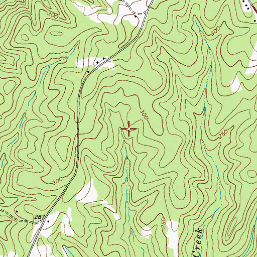 Topographic Map of Township of Fishing Creek, NC