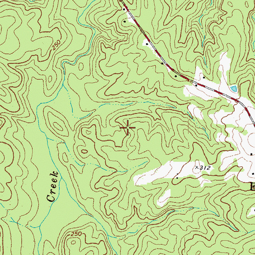 Topographic Map of Township of River, NC