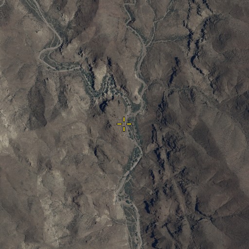 Aerial/Satellite Image of Right Fork Markham Creek, AZ