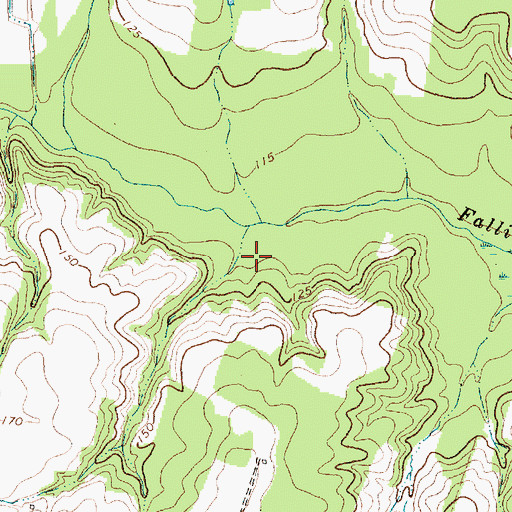 Topographic Map of Township of Grantham, NC