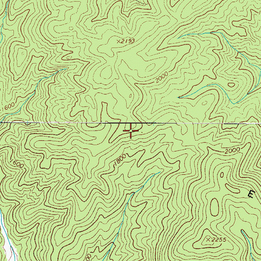 Topographic Map of Township of Elk, NC