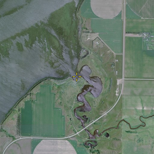 Aerial/Satellite Image of Badger Creek, ND
