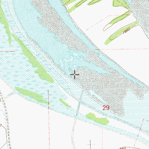 Topographic Map of Eightmile Creek, ND