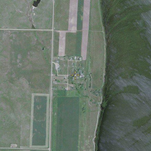 Aerial/Satellite Image of Fort Rice, ND