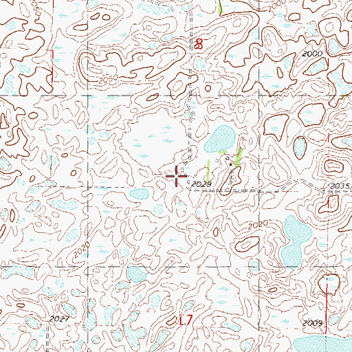 Topographic Map of Highland School Number 4, ND