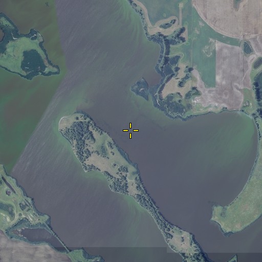Aerial/Satellite Image of Lake Ibsen, ND
