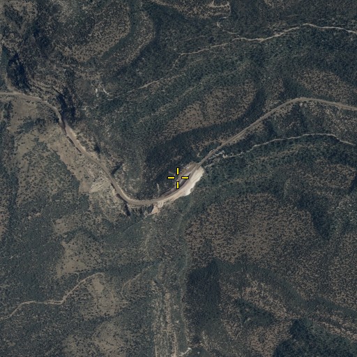 Aerial/Satellite Image of Barlow Pass, AZ